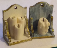 143 Candle shelves