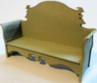 0165 Gothic settle 1:12