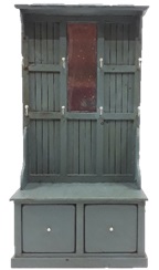 0035 Hall settle with drawers 1:12