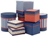 0060 Hatboxes & packaging Nautical 1:12