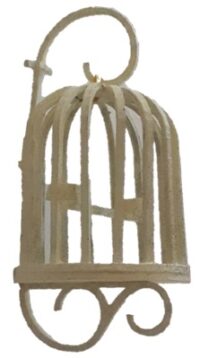 0068 Domed birdcage 1:12