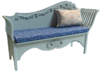 0159 Slatted chaise 1:12