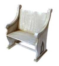 0125 Church pew 1:12