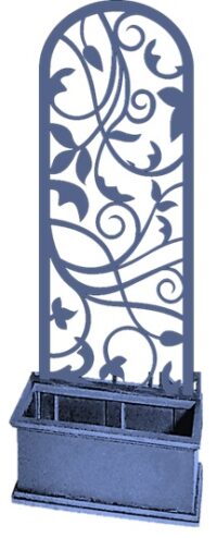 0223 Trellis planter medium 1:12