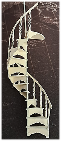 0247 Spiral staircase 1:12