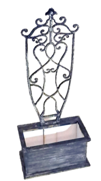 0252 Trellis planter small 1:12